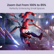 Wimius L1 Mini Projector 1080P Support 300 ANSI Android 11 Wifi Bluetooth Projector Auto Keystone Home Projector Portable