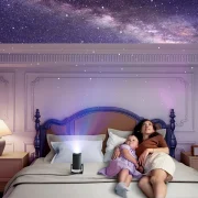 Wimius L1 Mini Projector 1080P Support 300 ANSI Android 11 Wifi Bluetooth Projector Auto Keystone Home Projector Portable