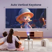 Wimius L1 Mini Projector 1080P Support 300 ANSI Android 11 Wifi Bluetooth Projector Auto Keystone Home Projector Portable